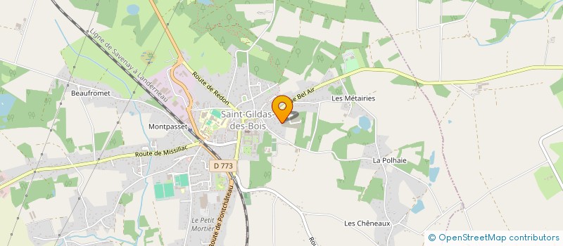 localisation de l'entreprise MONSIEUR MAXIME SOUCHE  SAINT-GILDAS-DES-BOIS