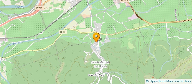 localisation de l'entreprise MONSIEUR MAXIME SOULA  ST MICHEL DE LLOTES