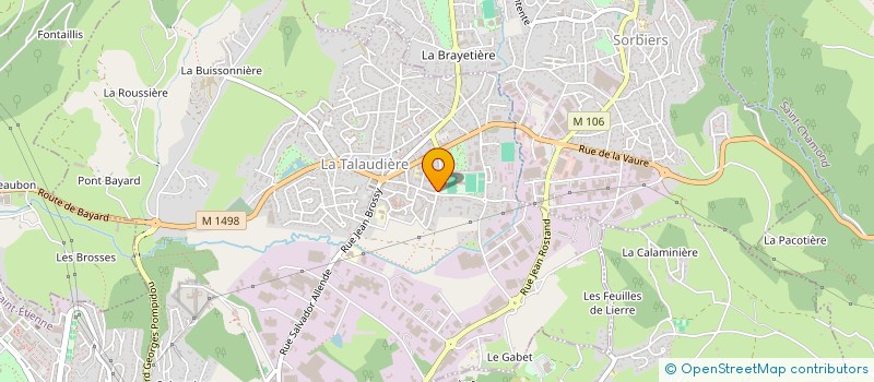 localisation de l'entreprise MONSIEUR MAXIME SOULIER  LA TALAUDIERE