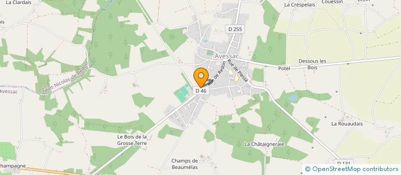 localisation de l'entreprise MONSIEUR MAXIME SOURDEAU  AVESSAC