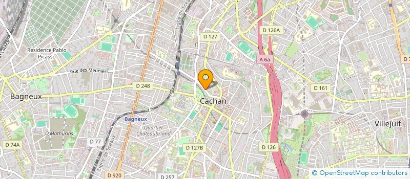 localisation de l'entreprise MONSIEUR MAXIME SOYER  CACHAN