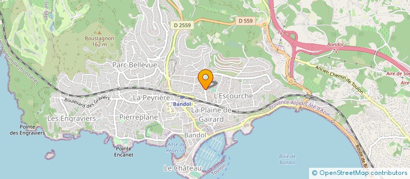 localisation de l'entreprise MONSIEUR MAXIME SPIEWAK à BANDOL