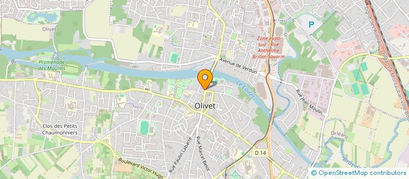 localisation de l'entreprise MONSIEUR MAXIME SPILLIAERT à OLIVET
