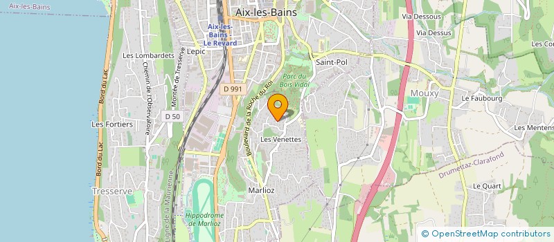 localisation de l'entreprise MONSIEUR MAXIME SPINOSI  AIX-LES-BAINS