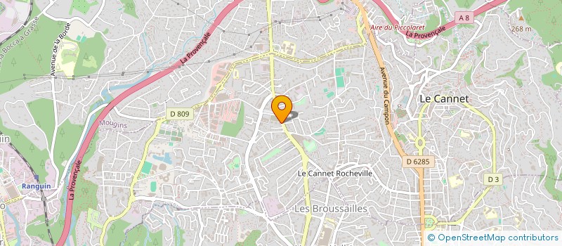 localisation de l'entreprise MONSIEUR MAXIME STELLA à LE CANNET