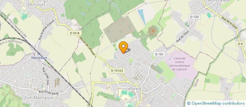 localisation de l'entreprise MONSIEUR MAXIME STRUDWIARCZYC  LEFOREST