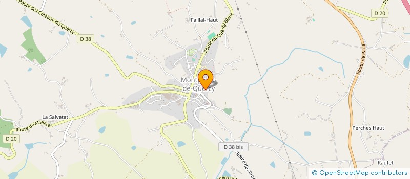 localisation de l'entreprise MONSIEUR MAXIME SUDRIE  MONTPEZAT-DE-QUERCY