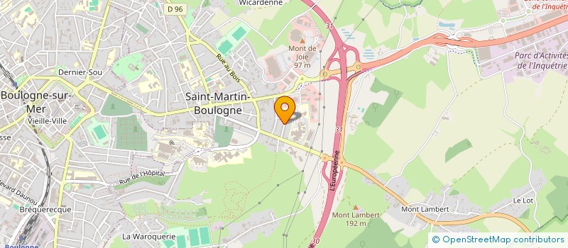 localisation de l'entreprise MONSIEUR MAXIME SUEUR  SAINT-MARTIN-BOULOGNE