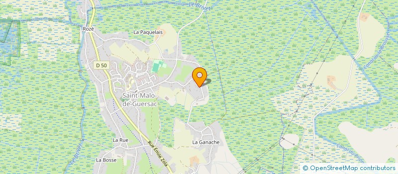 localisation de l'entreprise MONSIEUR MAXIME SURGET  SAINT-MALO-DE-GUERSAC