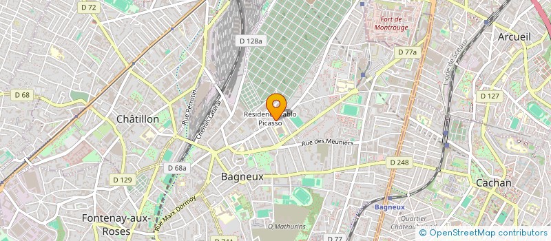 localisation de l'entreprise MONSIEUR MAXIME TA BA TRUONG à BAGNEUX
