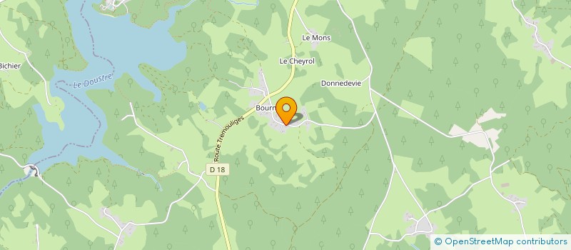 localisation de l'entreprise MONSIEUR MAXIME TABASTE à MARCILLAC-LA-CROISILLE