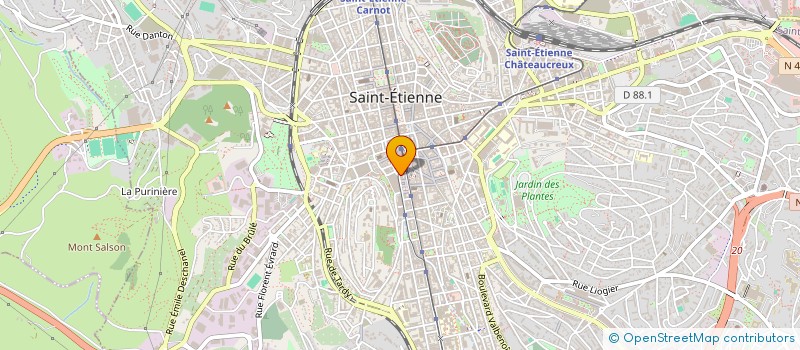 localisation de l'entreprise MONSIEUR MAXIME TALIA à SAINT-ETIENNE
