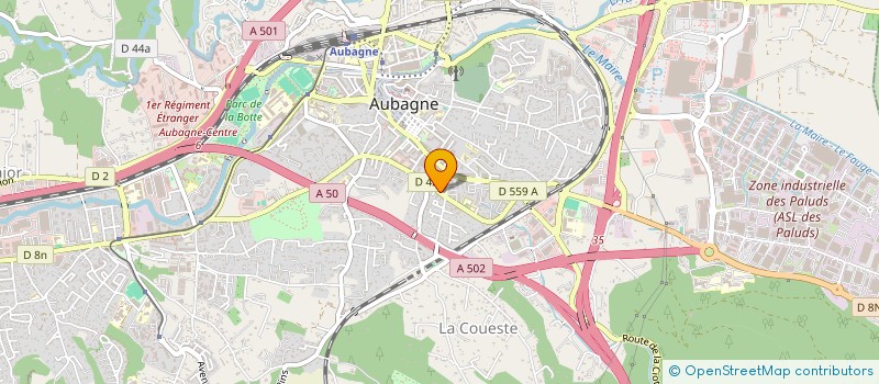 localisation de l'entreprise MONSIEUR MAXIME TARASCONI à AUBAGNE