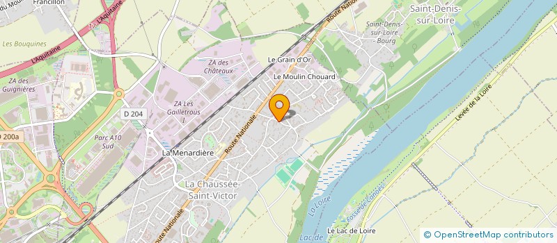 localisation de l'entreprise MONSIEUR MAXIME TARCHER  LA CHAUSSEE-SAINT-VICTOR