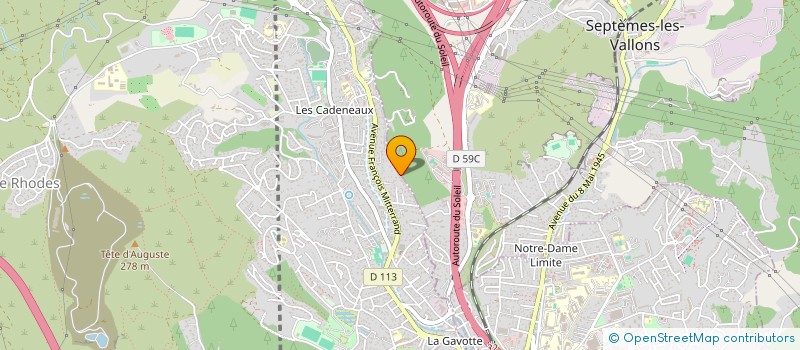 localisation de l'entreprise MONSIEUR MAXIME TCHOROUKIAN à LES PENNES-MIRABEAU