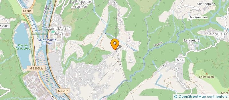localisation de l'entreprise MONSIEUR MAXIME TESTA  SAINT-MARTIN-DU-VAR