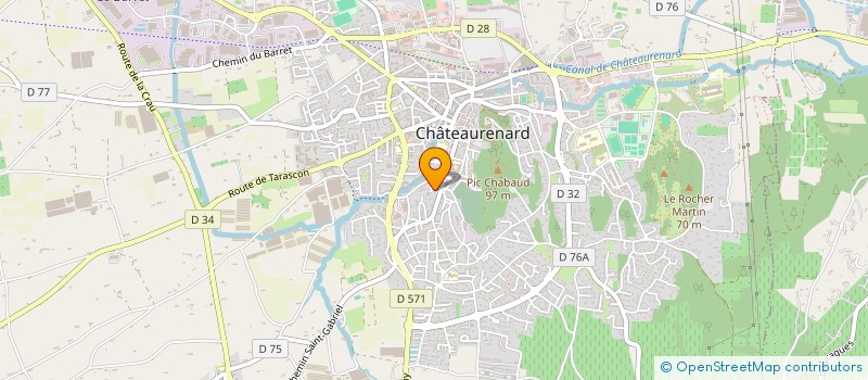 localisation de l'entreprise MONSIEUR MAXIME TESTANIERE  CHATEAURENARD