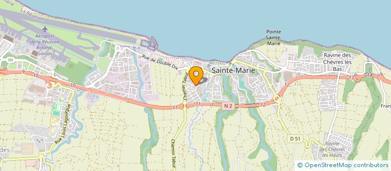 localisation de l'entreprise MONSIEUR MAXIME TEVANE à SAINTE-MARIE