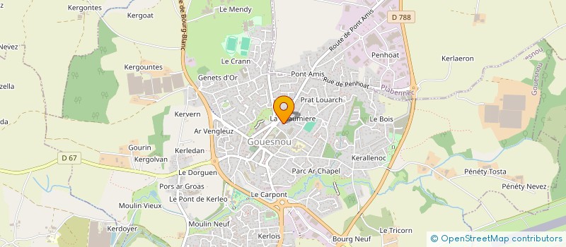 localisation de l'entreprise MONSIEUR MAXIME THEPAUT  GOUESNOU