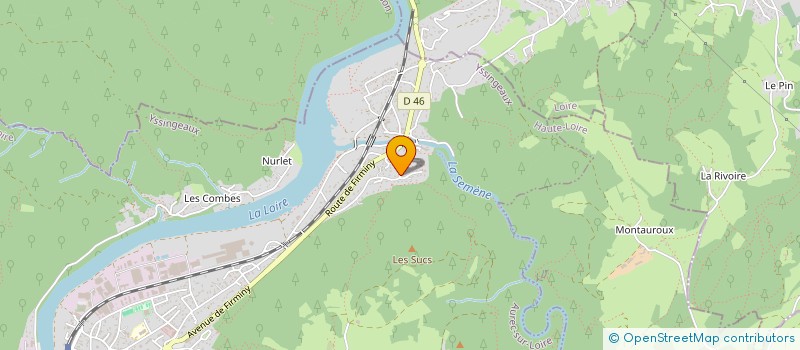 localisation de l'entreprise MONSIEUR MAXIME THERON  AUREC-SUR-LOIRE