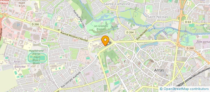 localisation de l'entreprise MONSIEUR MAXIME THERY à ARRAS
