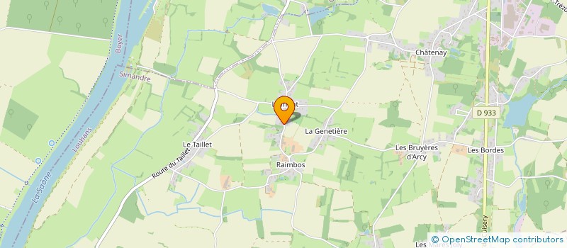 localisation de l'entreprise MONSIEUR MAXIME THEURIAU  SIMANDRE