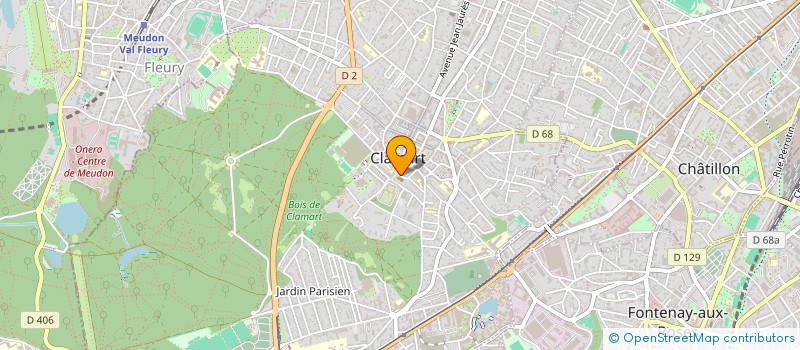 localisation de l'entreprise MONSIEUR MAXIME THEVENIN à CLAMART
