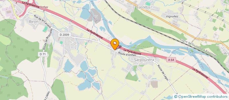 localisation de l'entreprise MONSIEUR MAXIME THEVENOT  SARPOURENX