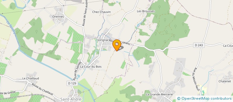 localisation de l'entreprise MONSIEUR MAXIME THEVIN  COZES