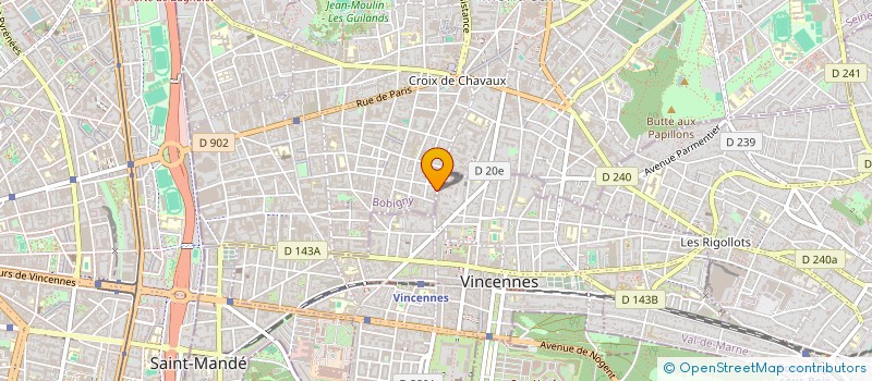 localisation de l'entreprise MONSIEUR MAXIME THIBAULT à MONTREUIL