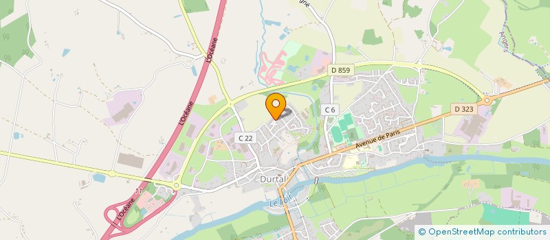 localisation de l'entreprise MONSIEUR MAXIME THIBAULT  DURTAL