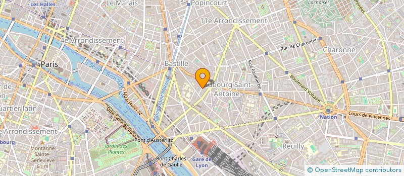 localisation de l'entreprise MONSIEUR MAXIME THIEBAUD  PARIS