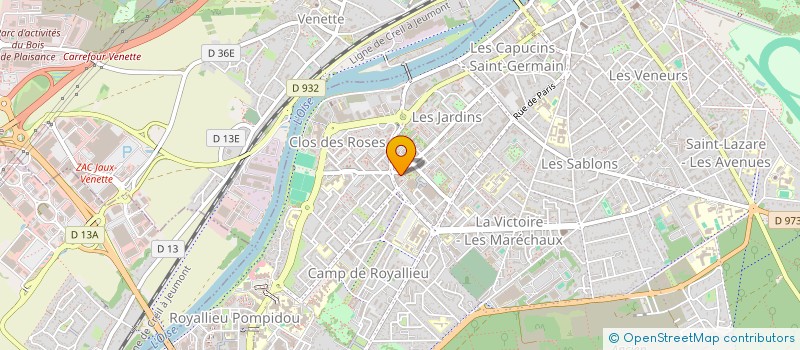localisation de l'entreprise MONSIEUR MAXIME THIEFFINE à COMPIEGNE
