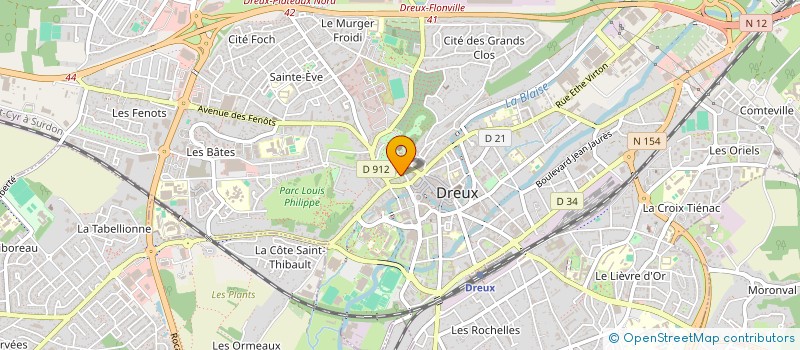 localisation de l'entreprise MONSIEUR MAXIME THIRY à DREUX