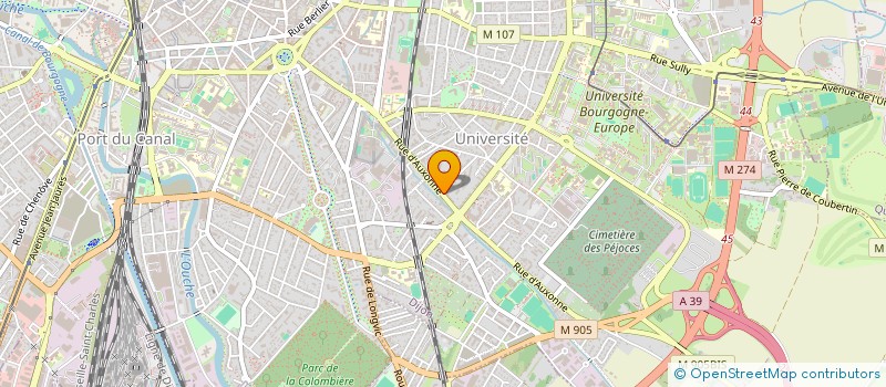 localisation de l'entreprise MONSIEUR MAXIME THOMAS  DIJON