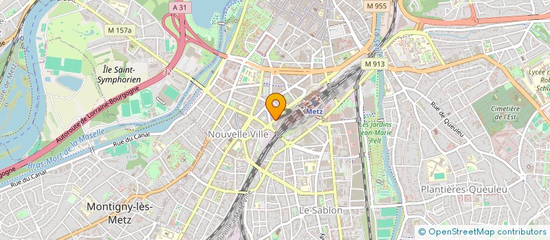 localisation de l'entreprise MONSIEUR MAXIME THOMAS  METZ