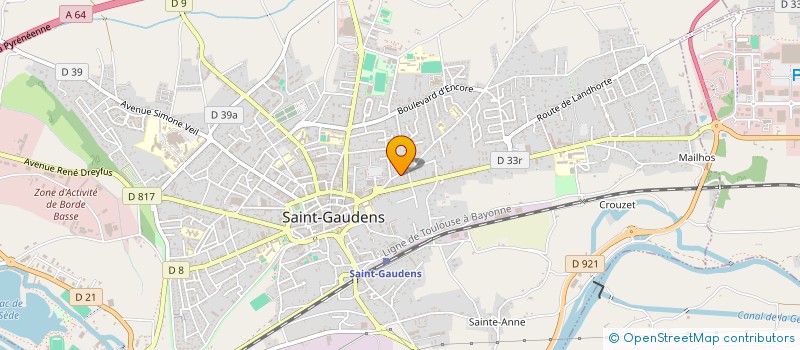 localisation de l'entreprise MONSIEUR MAXIME THOMAS à SAINT-GAUDENS