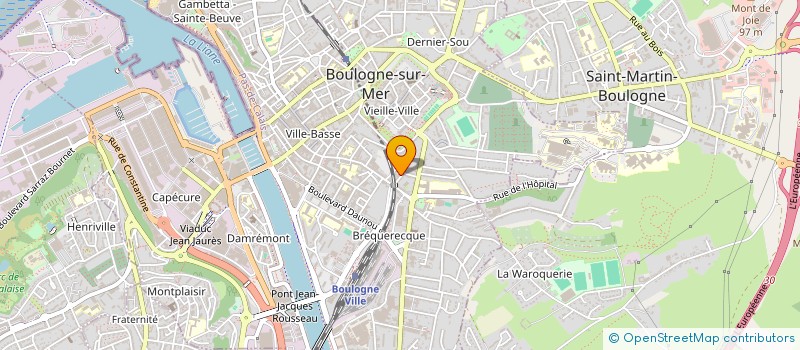 localisation de l'entreprise MONSIEUR MAXIME THOMAS  BOULOGNE-SUR-MER