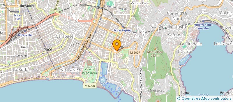 localisation de l'entreprise MONSIEUR MAXIME TOLOS à NICE