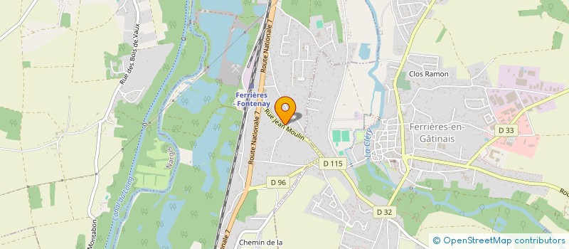 localisation de l'entreprise MONSIEUR MAXIME TONNELIER à FONTENAY-SUR-LOING