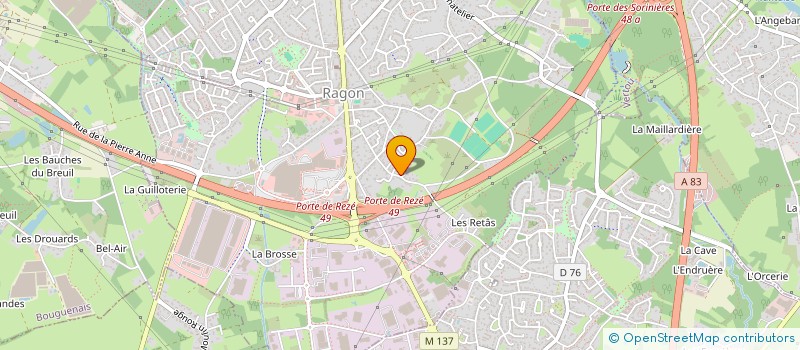 localisation de l'entreprise MONSIEUR MAXIME TOQUARD  REZE