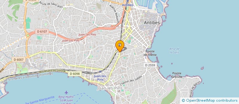 localisation de l'entreprise MONSIEUR MAXIME TOSELLI à ANTIBES