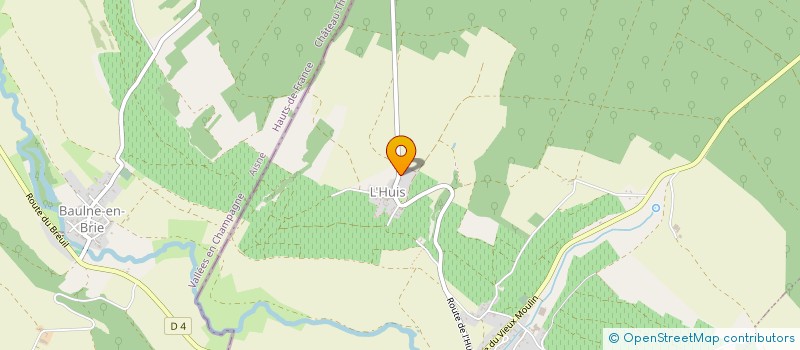 localisation de l'entreprise MONSIEUR MAXIME TOUBART  LE BREUIL