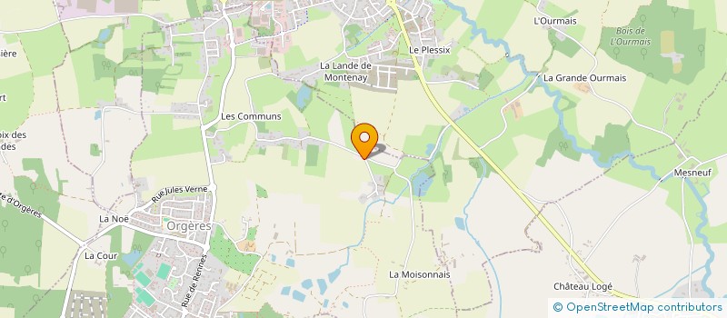 localisation de l'entreprise MONSIEUR MAXIME TOUCHET  ORGERES