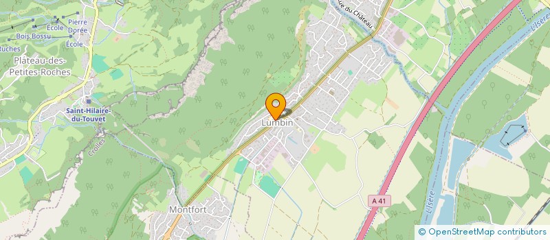 localisation de l'entreprise MONSIEUR MAXIME TOURNIER  LUMBIN