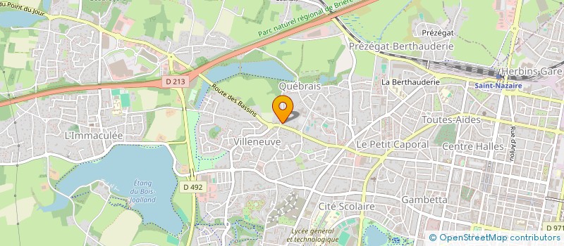 localisation de l'entreprise MONSIEUR MAXIME TOUTAIN  SAINT-NAZAIRE