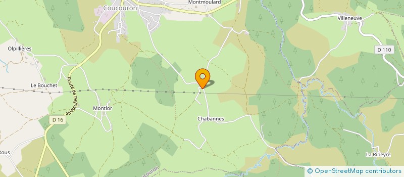 localisation de l'entreprise MONSIEUR MAXIME TREHOU  COUCOURON