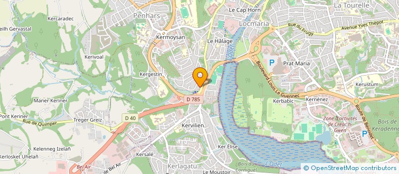 localisation de l'entreprise MONSIEUR MAXIME TRELLU à QUIMPER