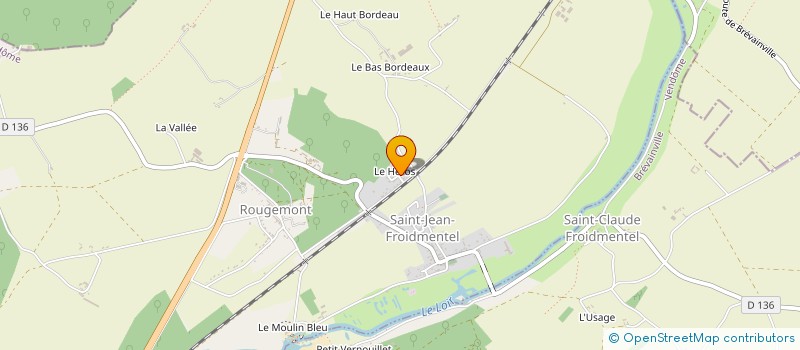 localisation de l'entreprise MONSIEUR MAXIME TRIBOUART  SAINT-JEAN-FROIDMENTEL