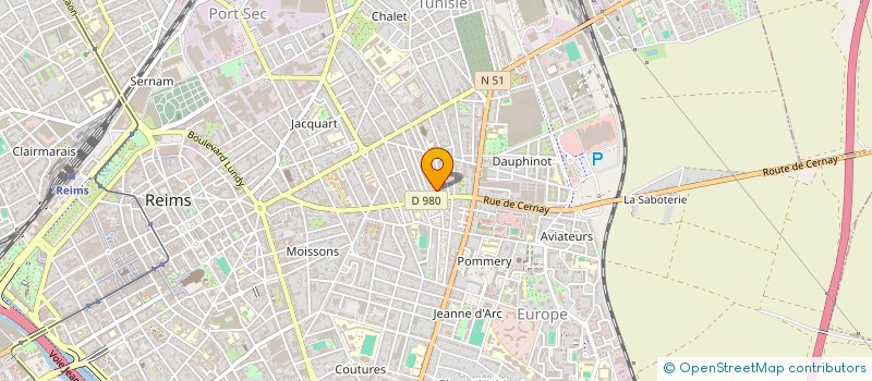 localisation de l'entreprise MONSIEUR MAXIME TRICHOT  REIMS